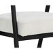 Sova Black / Copenhagen White Dining Armchair